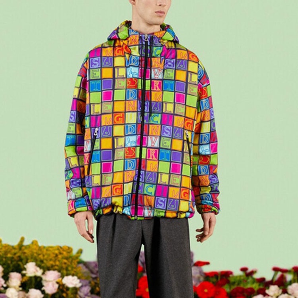 Gucci Vibrant Red and Pink Windbreaker